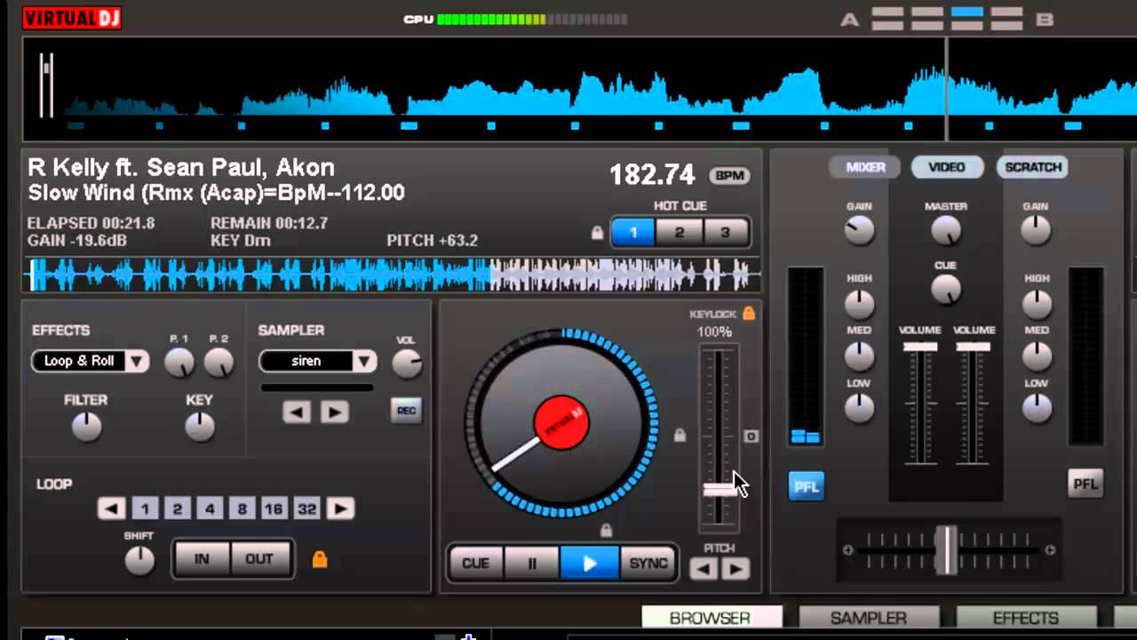 Virtual Dj tutorial pt.5 (pitch and CPU preformance)