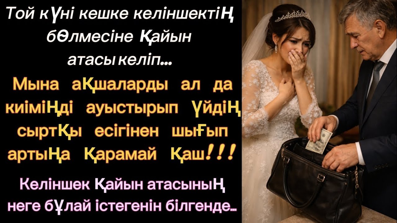 Той күні келіншектің бөлмесіне қайын атасы келіп 