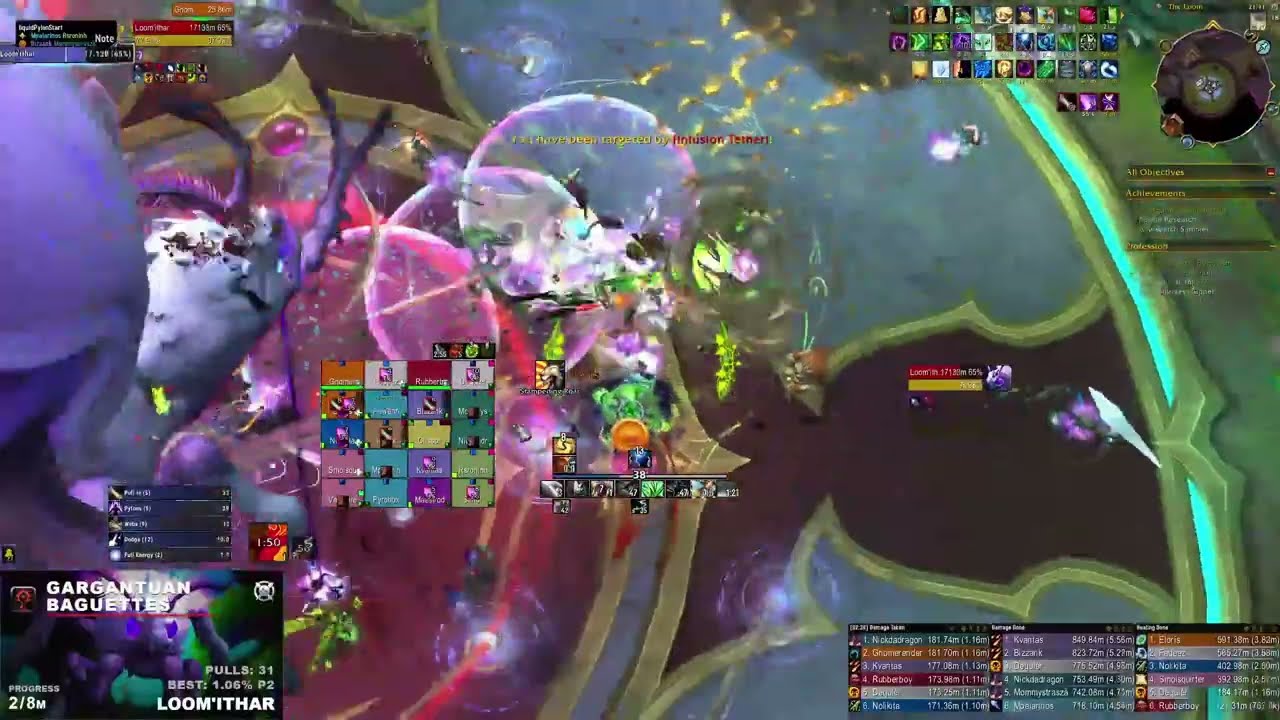 Mythic Loom'ithar | Resto Druid PoV | Gargantuan Baguettes - Tarren Mill