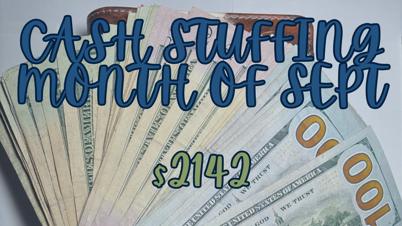 💵 Cash Stuffing Nurse Paycheck for Month Of Sept | Aug Wallet De-Stuffing + Savings Challenges