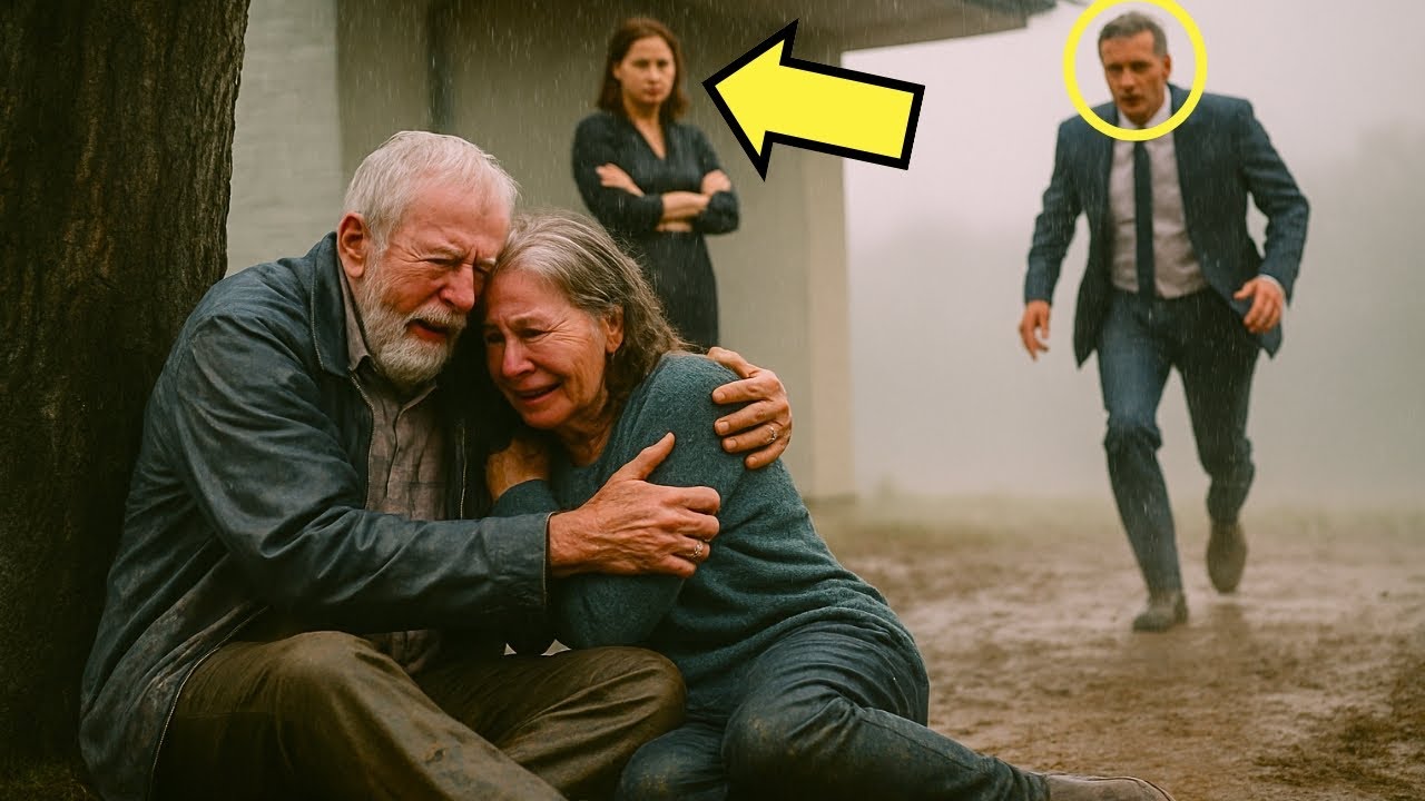 LA ESPOSA DEL MILLONARIO ECHÓ A SUS PADRES A LA TORMENTA… PERO CUANDO ÉL LLEGA A CASA…