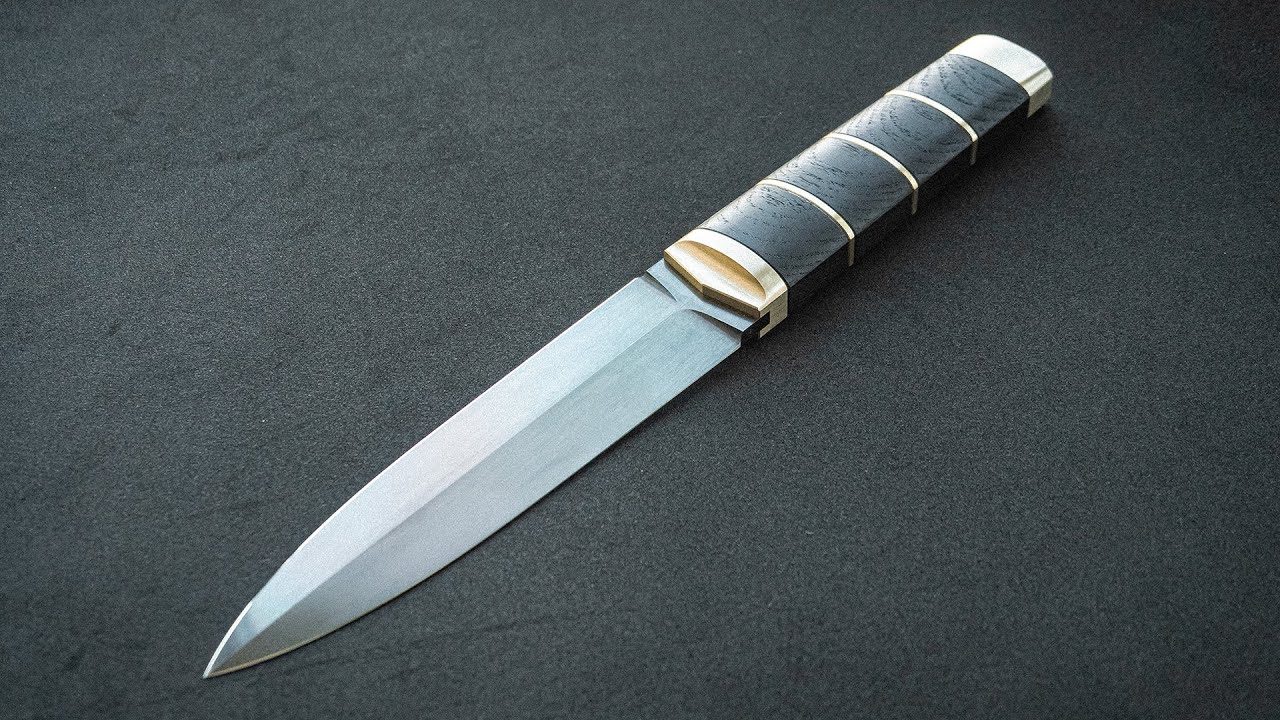 I Made a Black Dagger Knife from Scratch