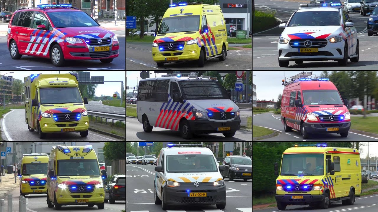 Politie, Brandweer, Ambulances en meer met spoed in verschillende plaatsen in Nederland! #2