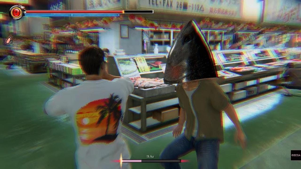 Yakuza Kiwami 3: Epic Tuna Head Heat Action
