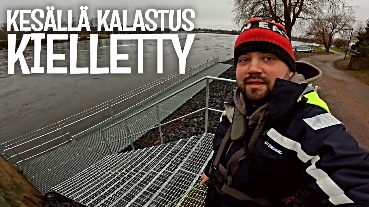 UUSI KALASTUSLAITURI OULUJOELLA - LIIAN KORKEAT KAITEET JA KESÄLLÄ UISTINKALASTUS KIELLETTY