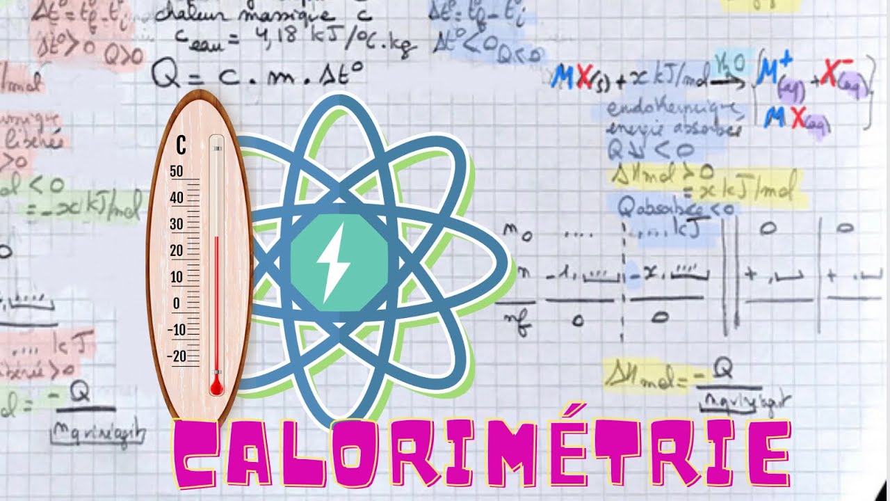 Synth&egrave;se sur calorim&eacute;trie de dissociation de sel