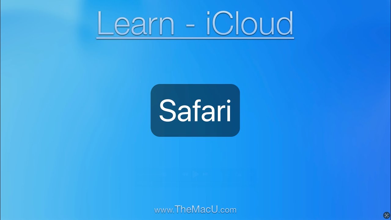 How to use iCloud to sync Bookmarks and Tab Groups  with Safari on your iPhone, iPad & Mac.