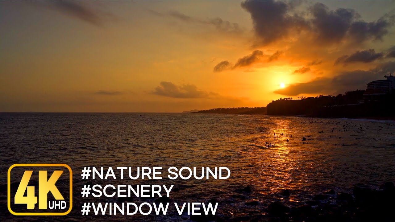 바다노을▶제주도 주상절리 해변에서 보는 노을과  바다일몰풍경 #일몰영상 #노을바다영상 #바다노을 #노을풍경영상 #파도소리 #노을지는바다 #창문풍경영상 #힐링영상