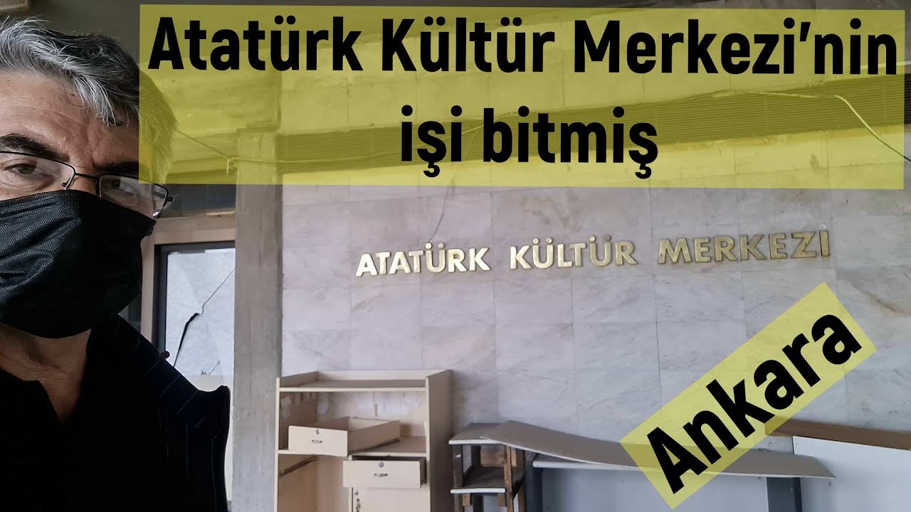 Atatürk Kültür Merkezi'nin işi bitmiş (2.11.2021)