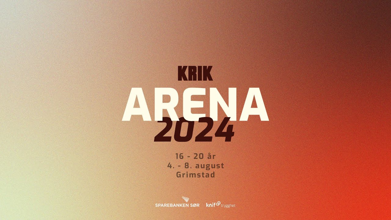 KRIK ARENA 2024 - Det du ikke vil gå glipp av!