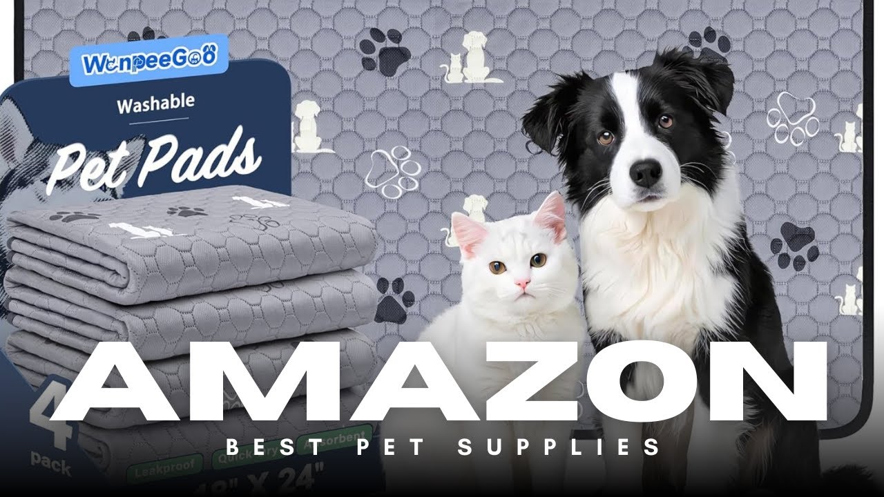 🐶 Washable Reusable Pee Pads – Absorbent Training Pads for Dogs & Puppies!