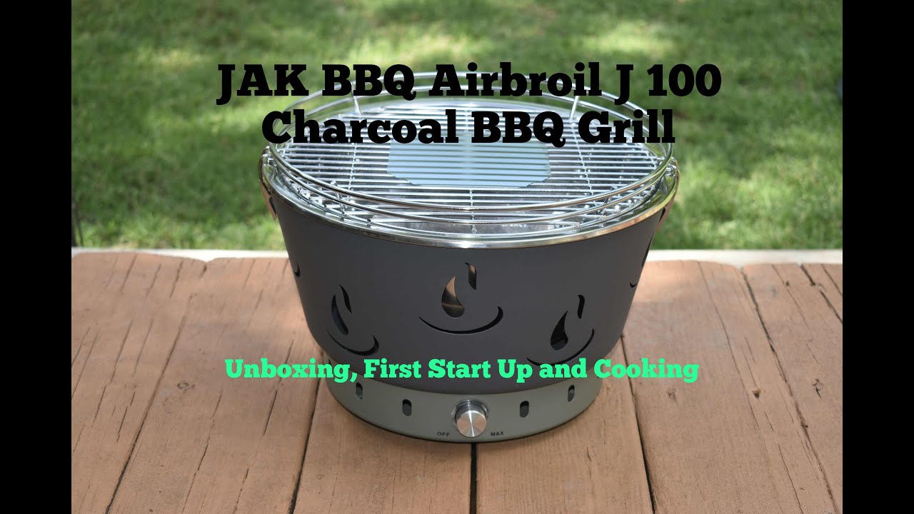 Introducing the JAK J 100 BBQ Airbroil Charcoal Grill #grilling #outdoorcooking