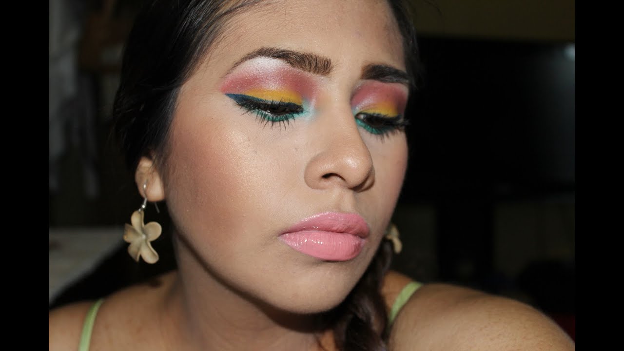 Fiesta Hawaiana en Colab *Maquillaje*