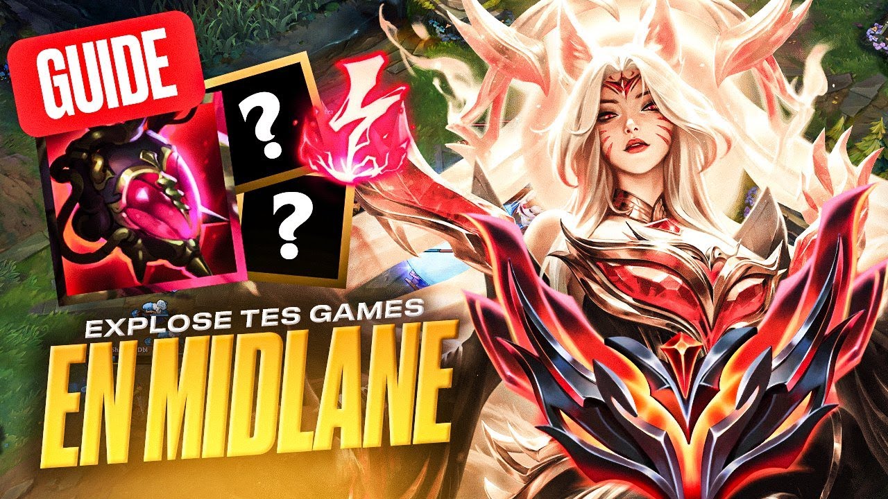 🔴VOICI LES CLES POUR JOUER COMME UN GRANDMASTER - GUIDE MIDLANE FR