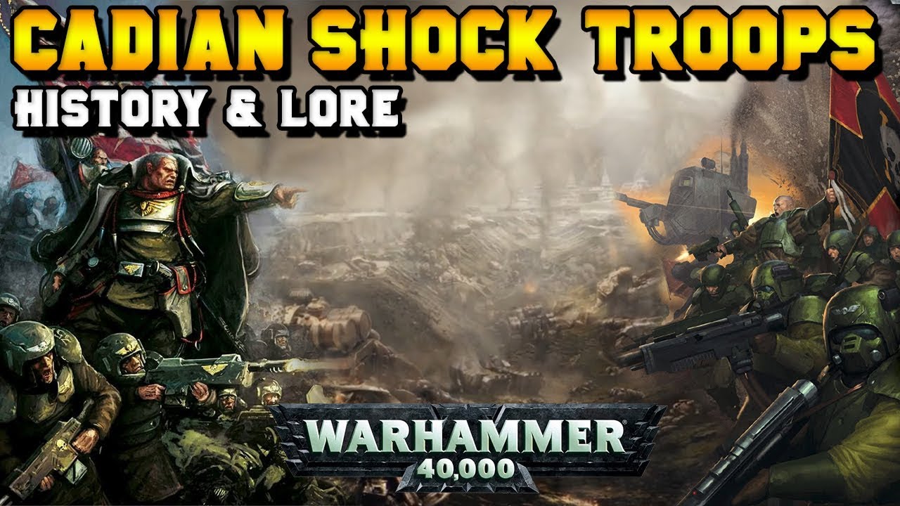 Imperial Guard: Cadian Shock Troops - Lore & History | Warhammer 40,000