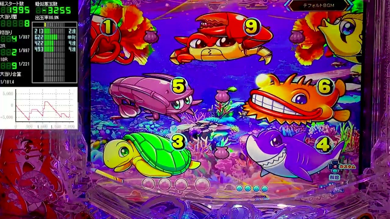 Pスーパー海物語IN沖縄6【沖海6】パチンコライブ配信 海物語ライブ生配信 あげ実揚げ放題ホール実践実機配信 『あげ実揚げ放題 359 海物語Live』