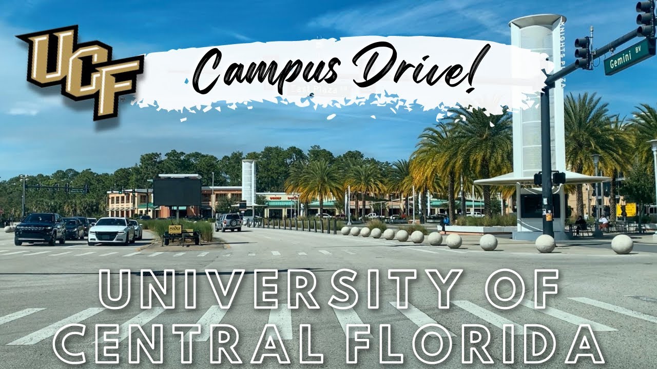 Driving UNIVERSITY OF CENTRAL FLORIDA - UCF Campus and Surrounding Areas
