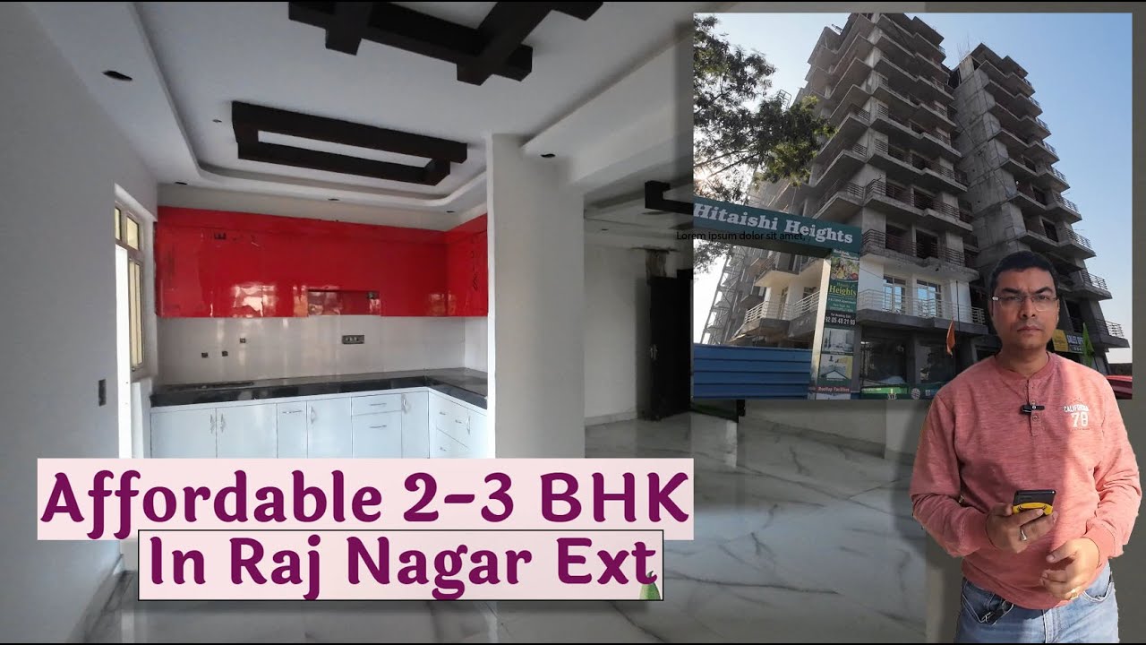 2-3 BHK Hitaishi Heights Raj Nagar Extension Best price Budget Affordable Luxury Flats in Raj Nagar