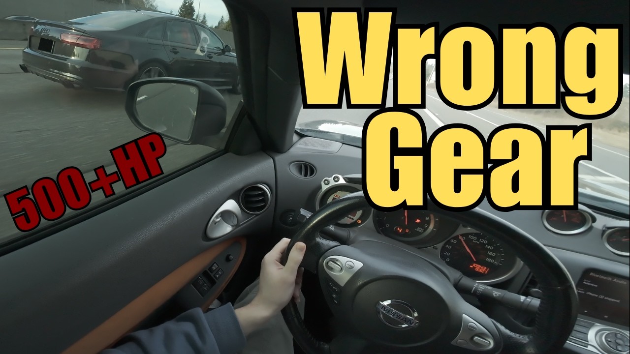 Nissan 370Z Bullies a Stage 1 Audi S6 - Tuned VQ Power