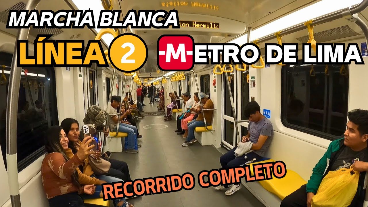 Línea 2 del Metro de Lima y Callao | Marcha blanca | recorrido de Evitamiento a Mercado Santa Anita