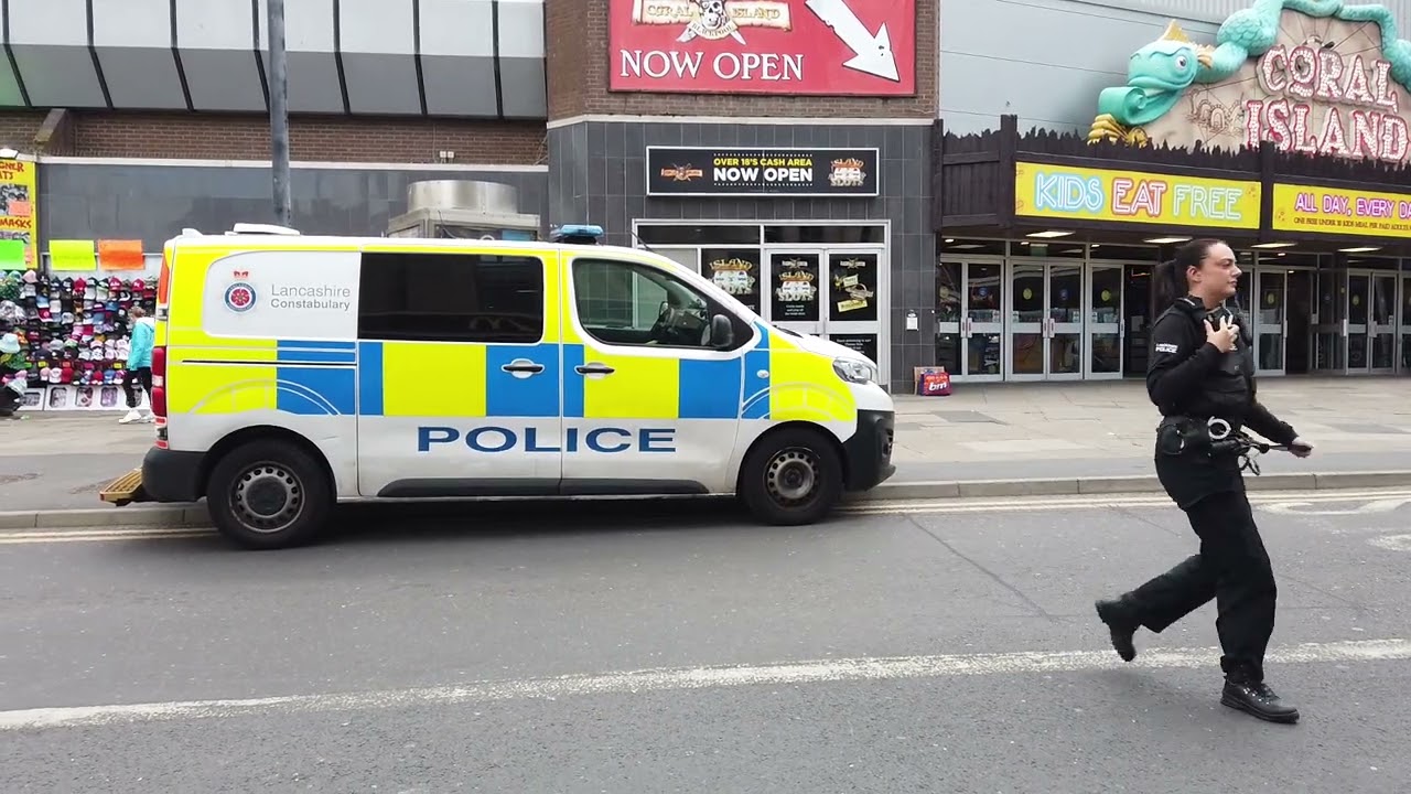 arrested. central drive..blackpool