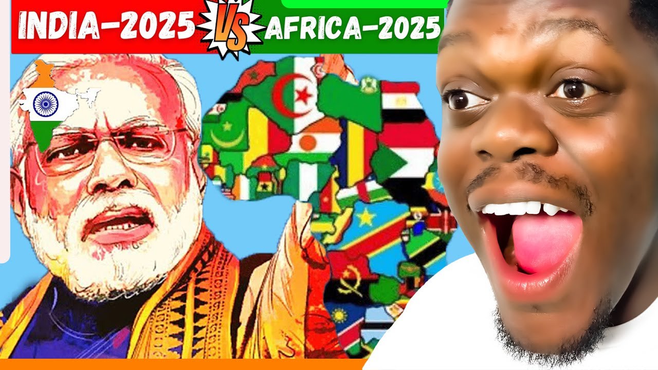 India vs Africa - Comparison 2025 REACTION | #LuckySamuel