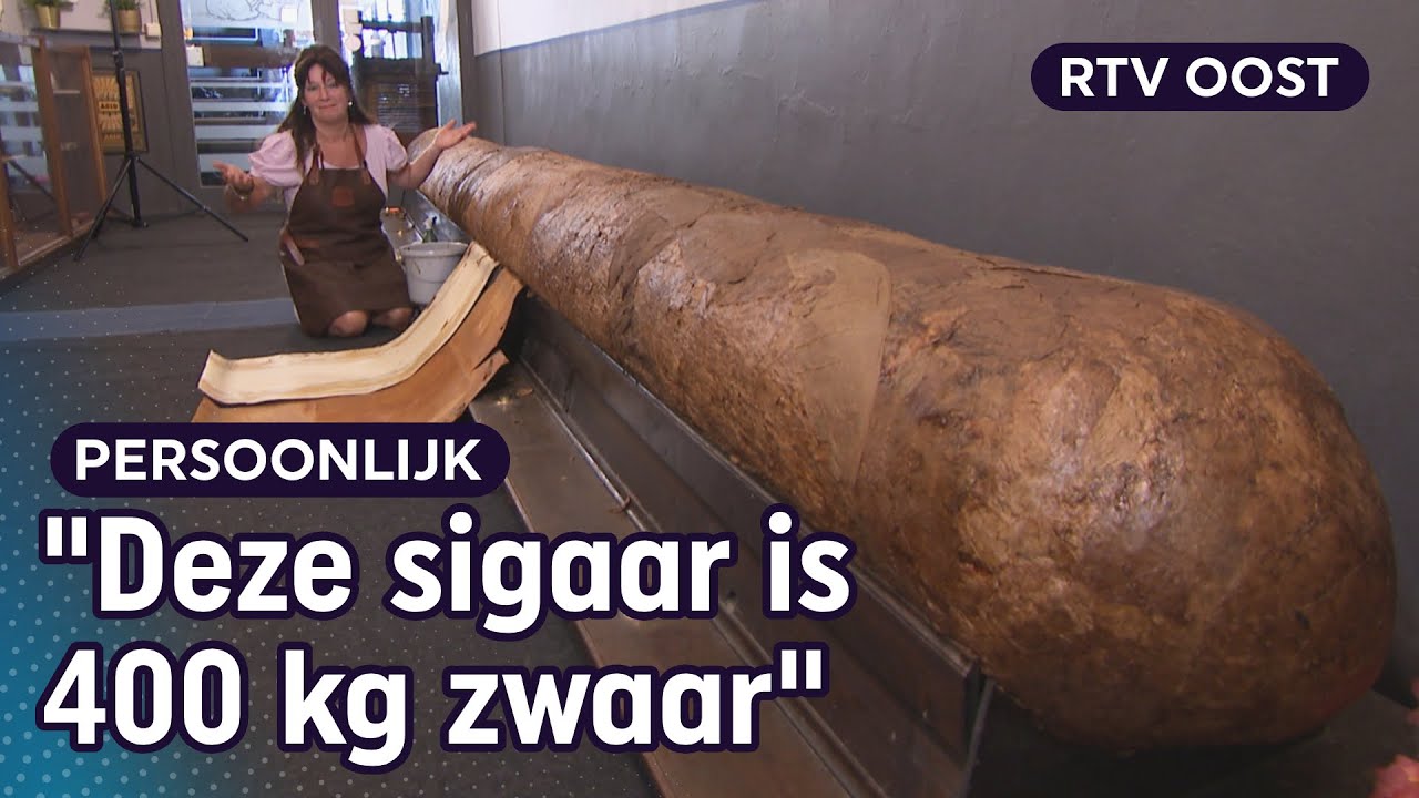 Ria restaureert de grootste sigaar ter wereld! | RTV Oost