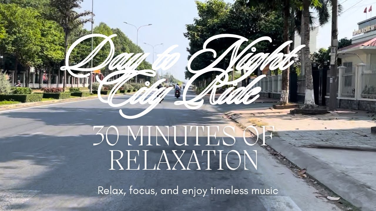From Quiet Suburbs to City Lights | 30-Minute Street Ride