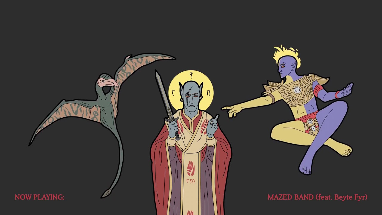 3. Mazed Band feat. Beute Fyr - Young Scrolls - JIUB - SAINT
