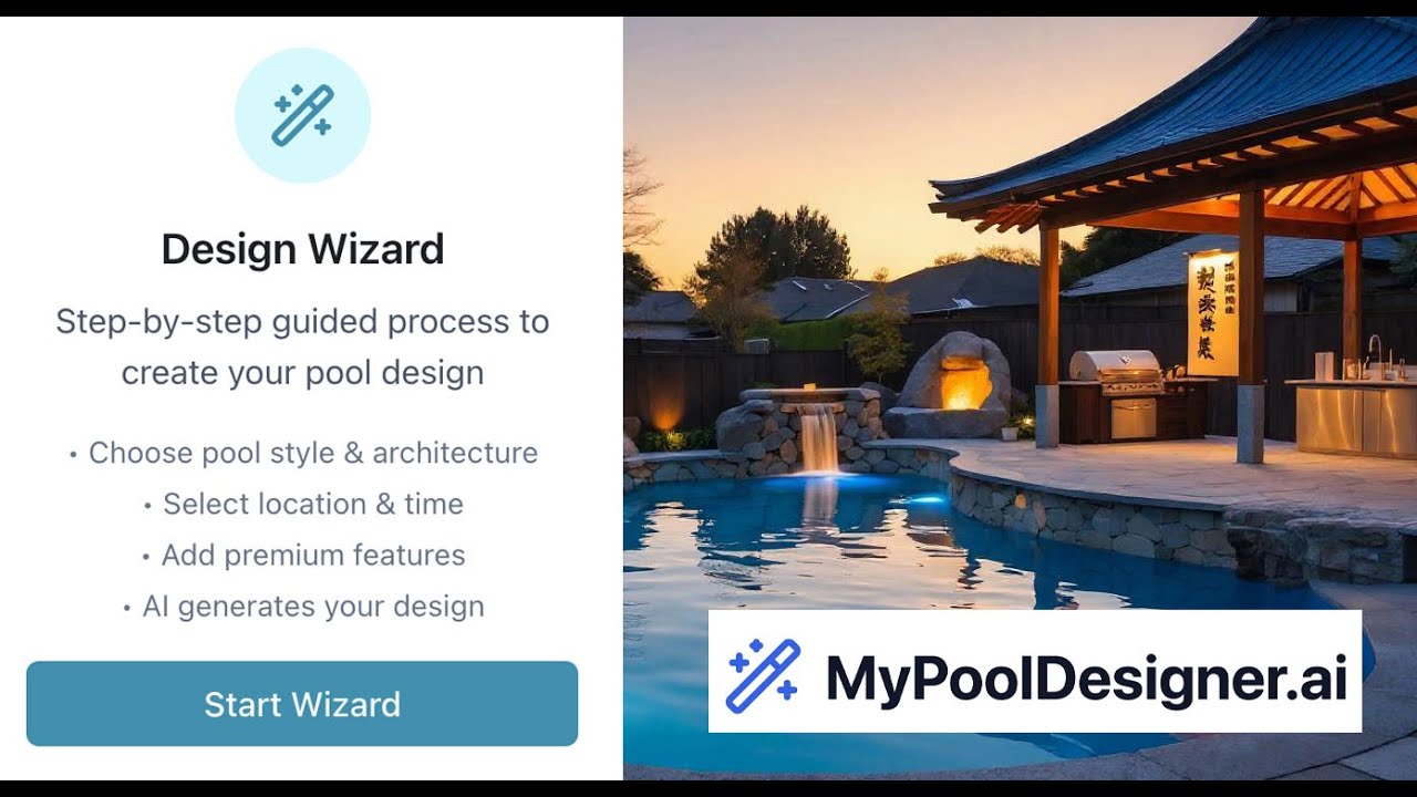 Using The Design Wizard on MyPoolDesigner to Create a Stunning Pool Design