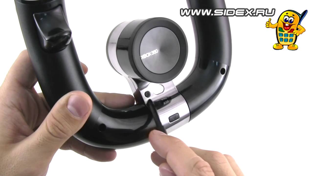 Sidex.ru: Видеообзор руля Xbox 360 Wireless Speed Wheel 2ZJ-00003