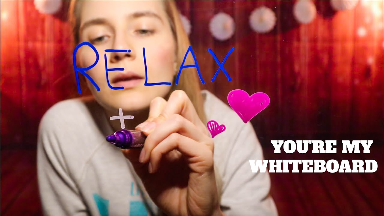 ASMR You're My Whiteboard (Real Writing on Camera)