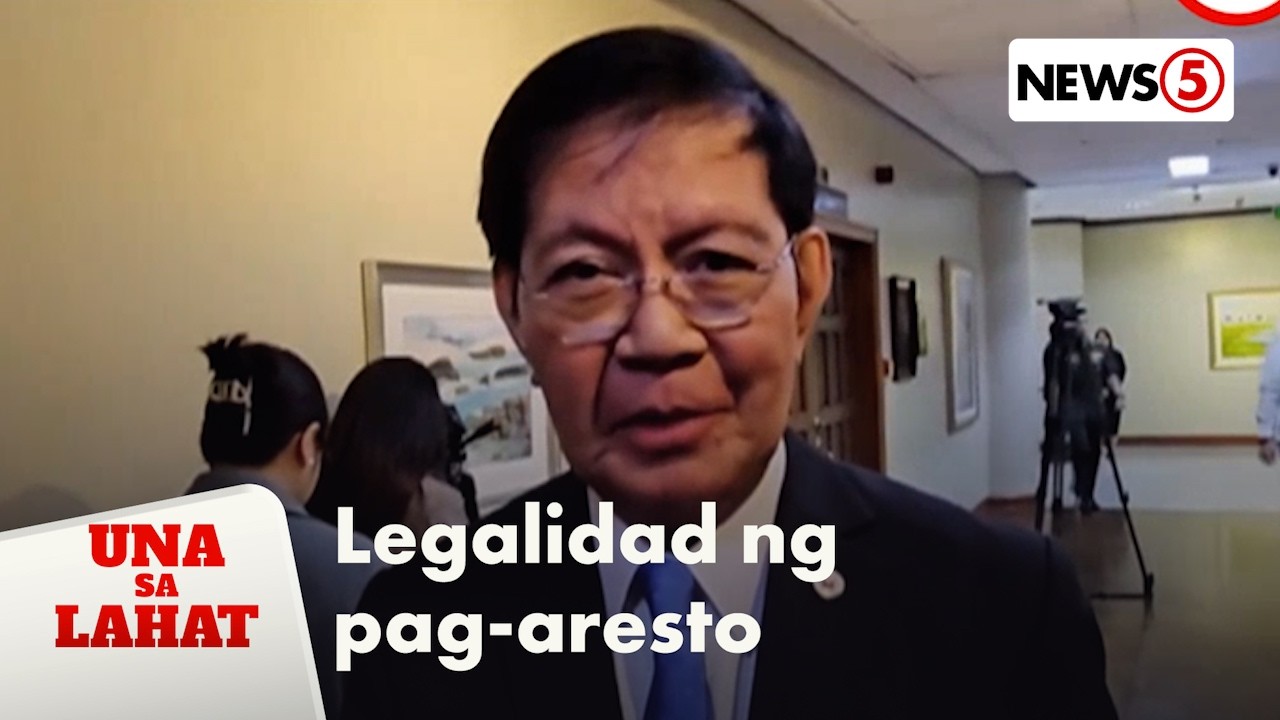 Lacson: Dapat idaan muna sa local court ang ICC arrests | Una Sa Lahat
