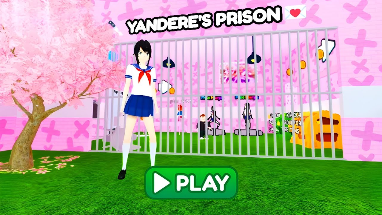 YANDERE'S PRISON PLAY RUN (OBBY) Roblox #roblox 