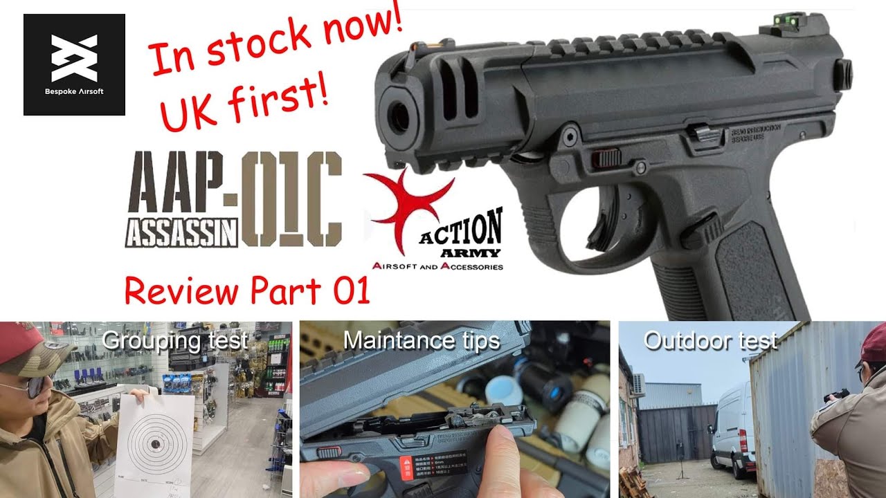 In stock! AAP01C Shinobi Action Army pistol review Part 01