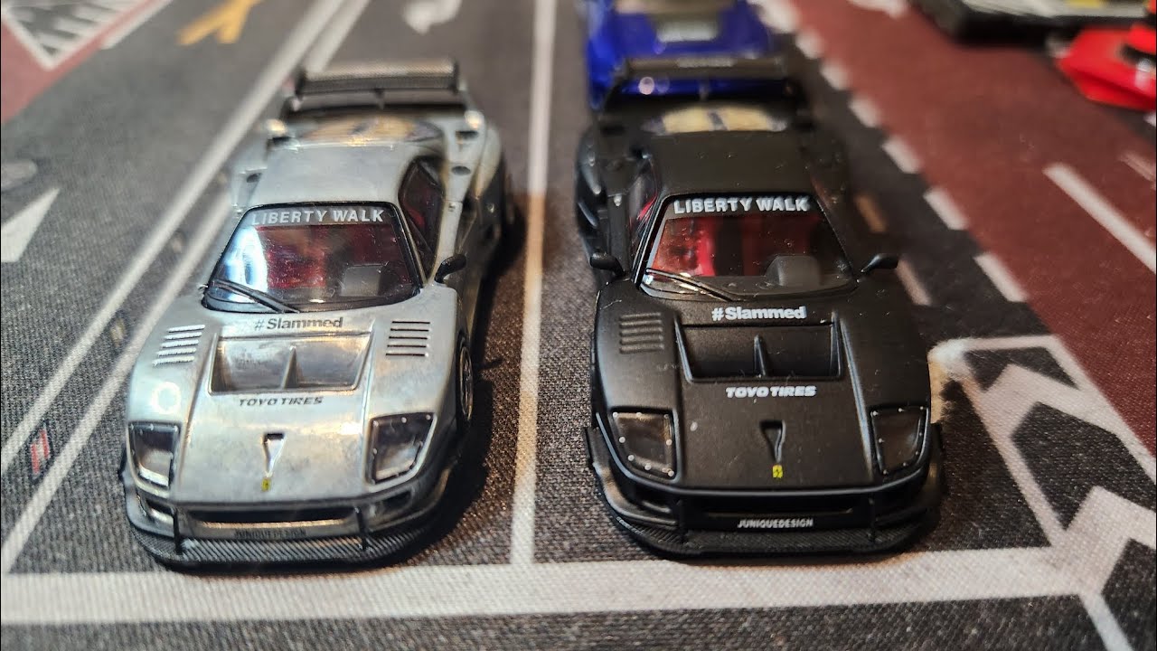 Exclusive Release Inno 64 LBWK Ferrari F40 Unboxing with chase car Hong Kong Toy Car Salon 2023