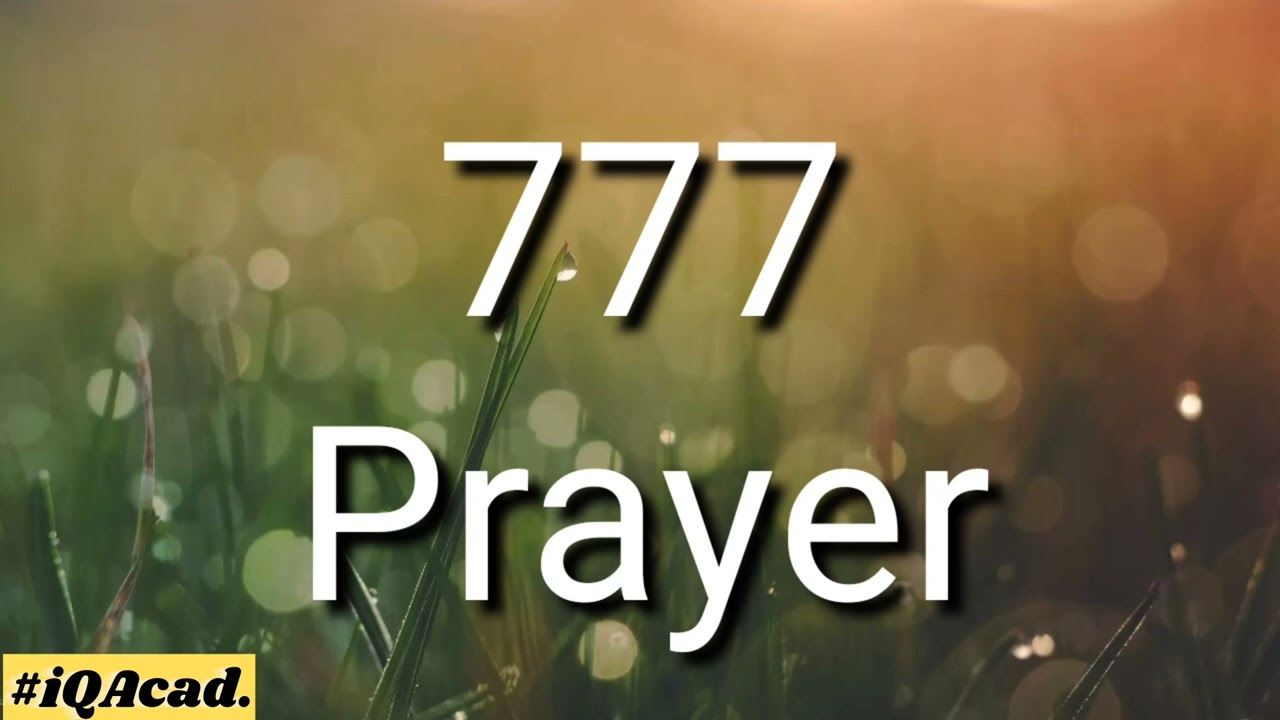 777 PRAYER | 7 O'CLOCK PRAYERS |7th SEVENTH day Adventist I TheQsAcademy