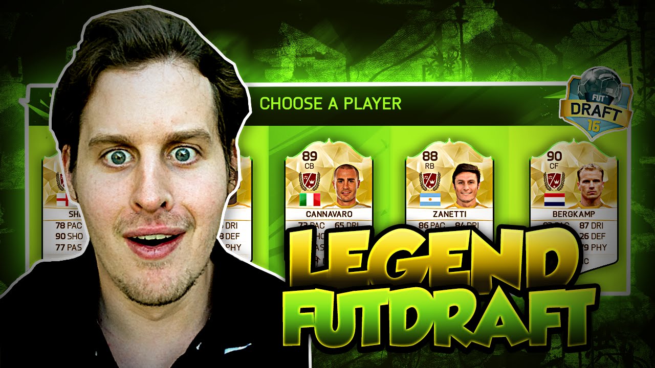 OMG AFRICAN LEGEND AND RONALDO FUT DRAFT! FIFA 16 ULTIMATE TEAM
