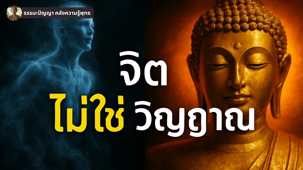 “จิต” ไม่ใช่ “วิญญาณ”! พระพุทธเจ้าชี้ คนส่วนใหญ่เข้าใจผิดมาตลอด