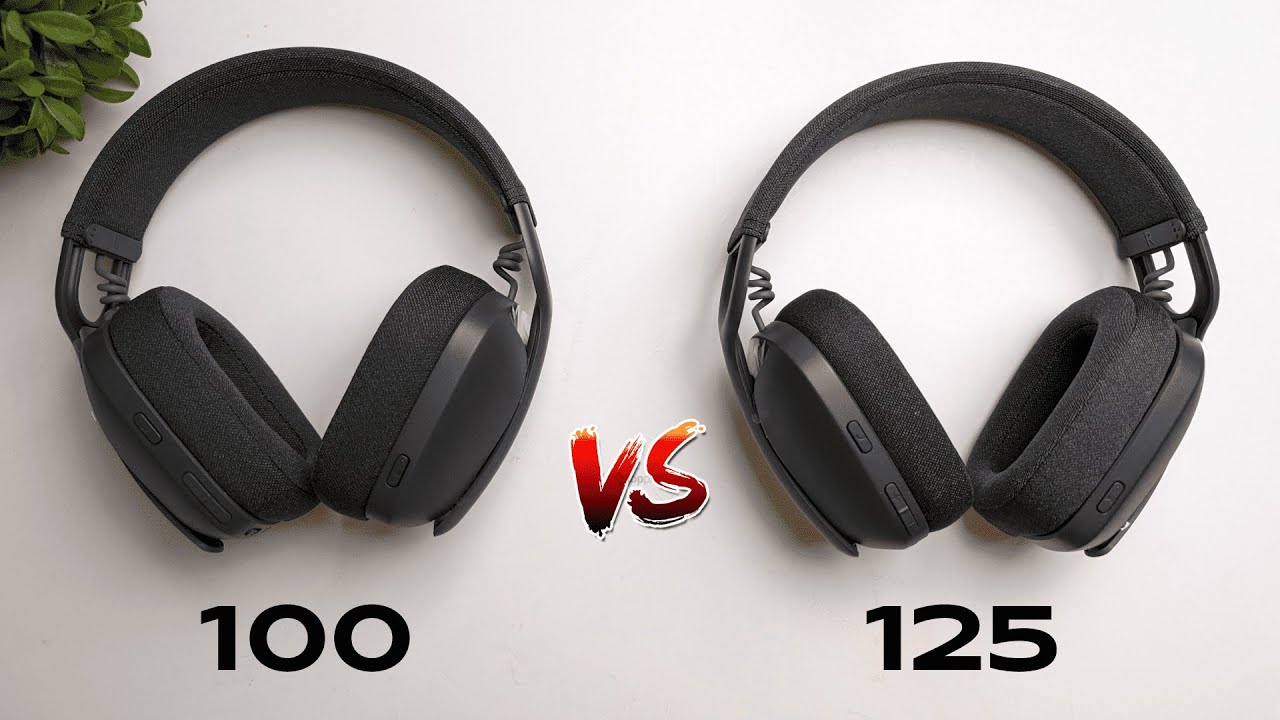 Гарнитуры Logitech Vibe Zone (100 против 125)
