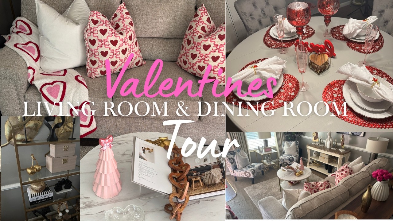 Neutral Living Room & Dining Room Tour for Valentine’s 2026 💕 Cozy, Elegant & Timeless