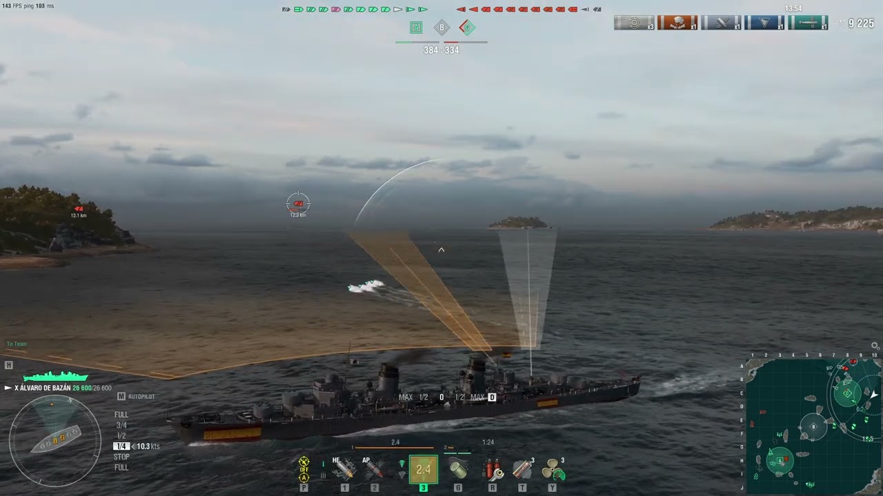 World of Warships - 193K damage Alvaro De Bazan