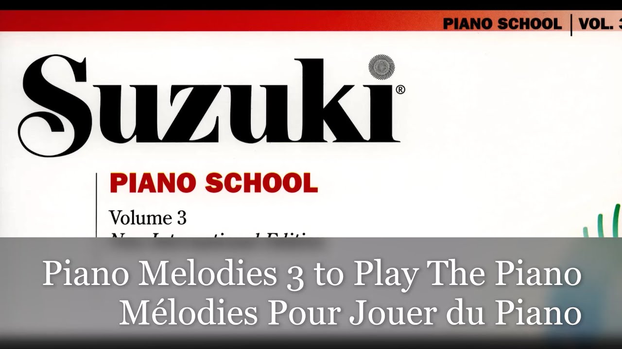Piano Melodies 3 to Play The Piano, Mélodies Pour Jouer du Piano, Score, Partition, Partitura.