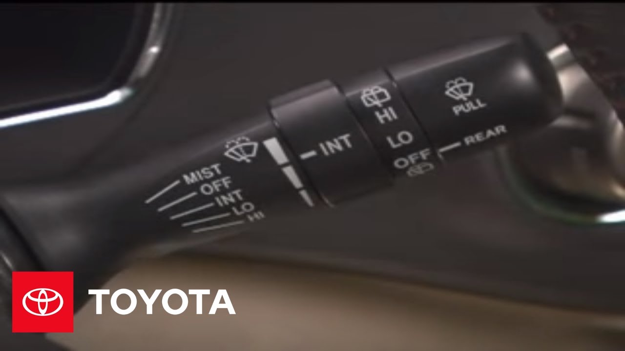 2007 - 2009 Highlander How-To: Rear Window Wiper and Washer | Toyota
