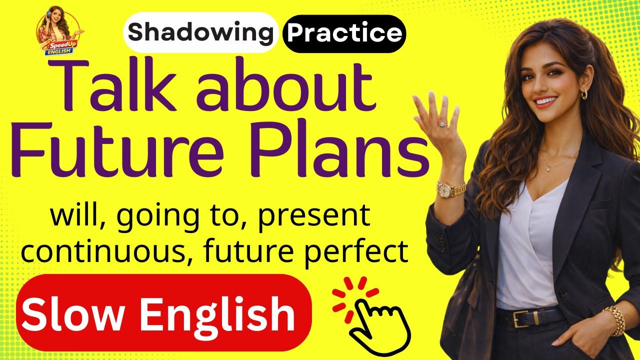 Learn English with a Podcast | Talk About Your Future with Confidence | A2–B1 | Shadowing Practice