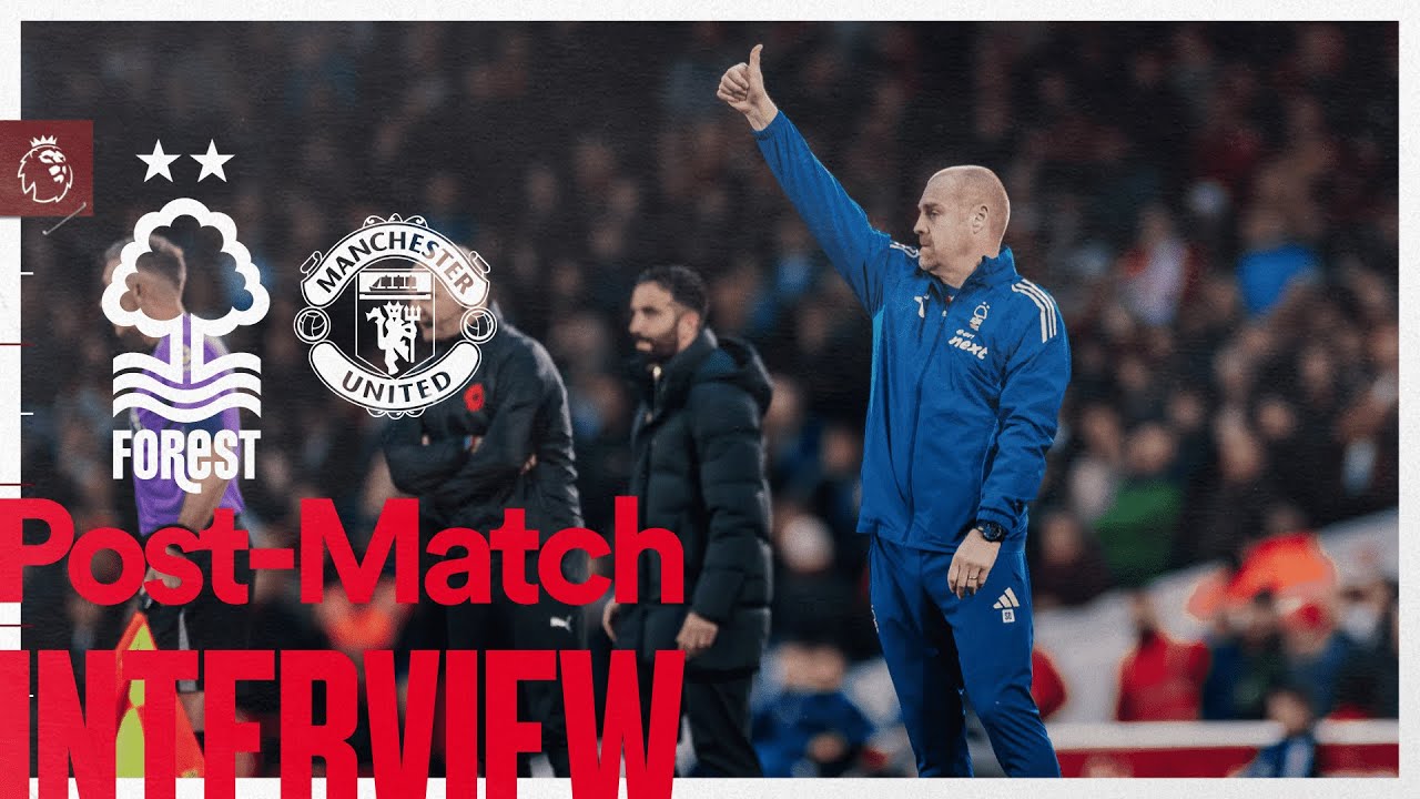 Sean Dyche's Reaction 🗣️ | Nottingham Forest 2-2 Manchester United | Premier League