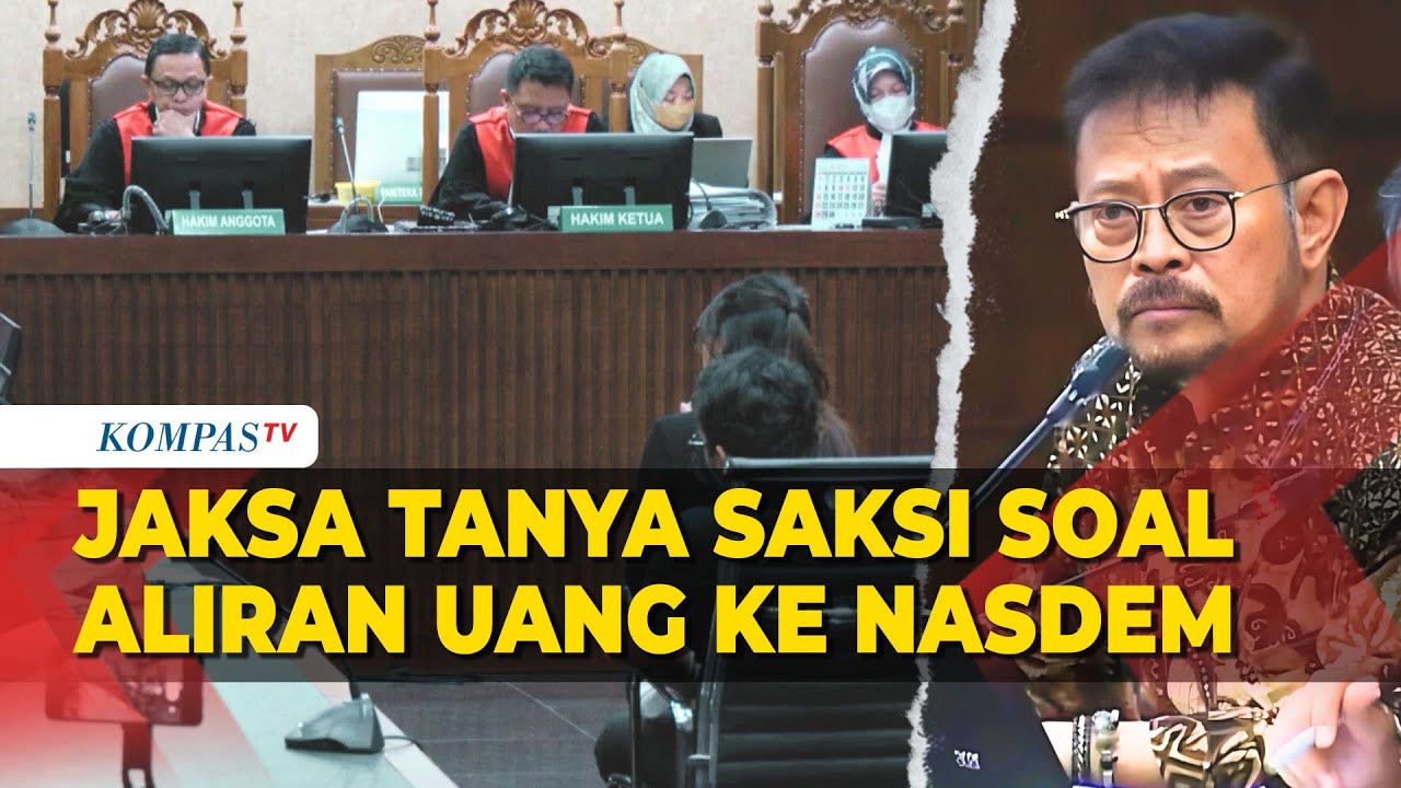 Momen Jaksa Tanya Saksi Aliran Dana Rp 850 Juta dari Kementan ke NasDem