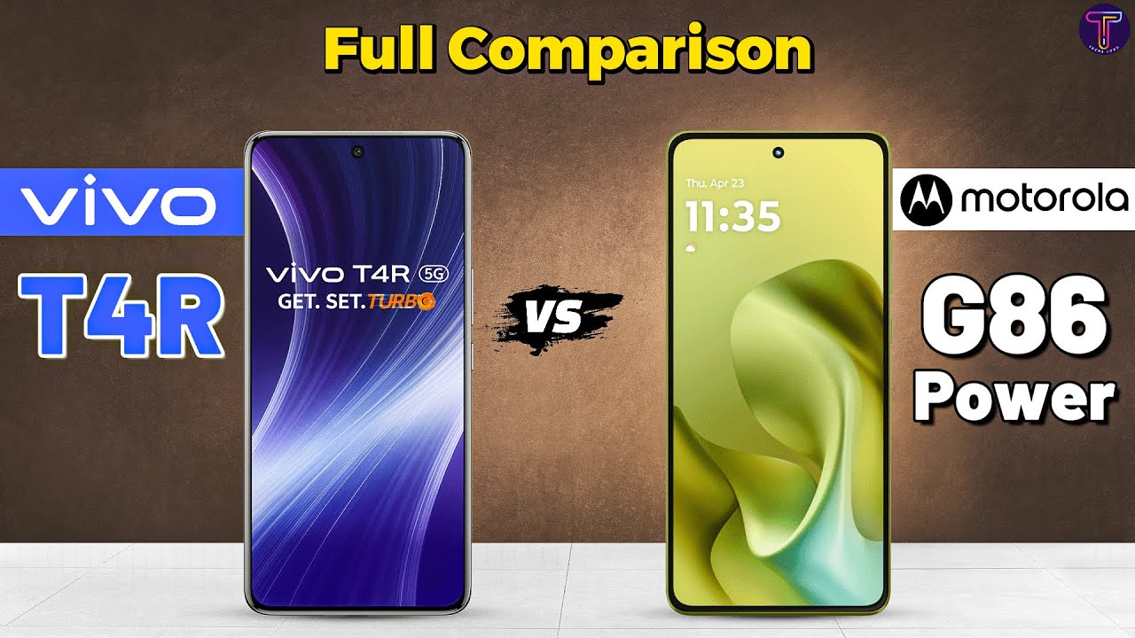 Vivo T4R vs Moto G86 Power : Full Comparison 🤔❓