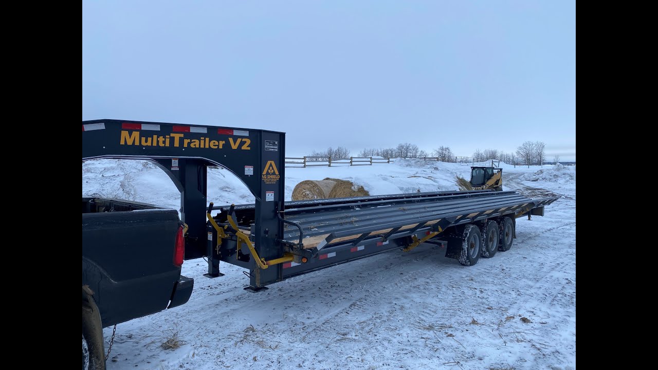 New Hybrid Hay Trailer and Flat Deck Trailer - Ag Shield MutliTrailer V2