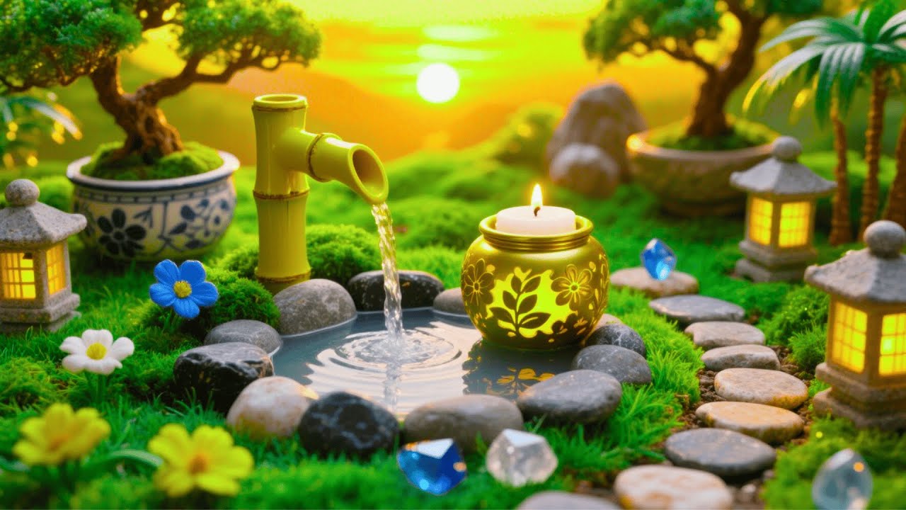 Relaxing Music with Water Sounds 🍃 Stress Relief • Relieve depression